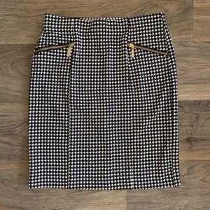 Alfani Houndstooth Pencil Skirt 2P